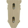 thumbnail image 4 of Ekena Millwork 4"W x 2 1/2"D x 7 1/2"H Cole Pilaster Wood Corbel, Rubberwood, 4 of 4