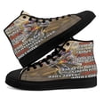 thumbnail image 4 of I Ride To Feel Strong Motocross High Top Canvas Shoes Sneakers Black Size 5, 4 of 7