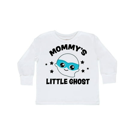 

Inktastic Cute Mommy s Little Ghost with Stars Gift Toddler Boy or Toddler Girl Long Sleeve T-Shirt