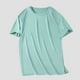 thumbnail image 1 of pstuiky camisetas de hombre, Blusas/camisetas casuales de verano para hombre, de color liso y cuello redondo camisas casuales para hombre xxxxl, 1 of 5