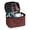 Rose Love Case, variant on HELLHERO With Brush Storage Travel Cosmetic Toiletry Bags Polyester Lightweight Cosmetic Bag Make Up Organizer Case, Clover Leopard Print