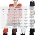 thumbnail image 3 of Wooowa Women's Plus Size Sun Protection Shirt Button Down V Neck Long Sleeve Basic Solid Color Camp Loose Versatile Clothes, 3 of 5