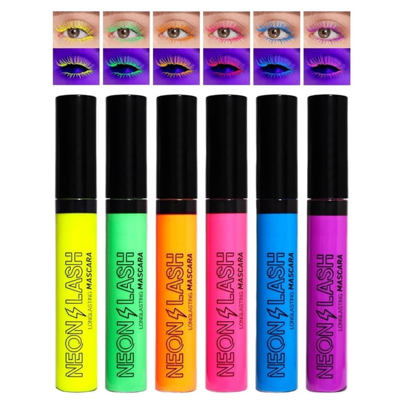 Máscara MAEPEOR Neon 6 colores, luz negra, impermeable, a prueba de manchas
