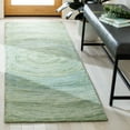thumbnail image 3 of SAFAVIEH Ikat Laura Geometric Wool Area Rug, Sage/Green, 4' x 6', 3 of 9