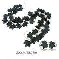 thumbnail image 2 of RKSTN P Lastic Rattans Simulation Maple Leaf Rattan Halloween Party Scene Decoration Festival Artificial Maple Leaves Halloween Decorations, 2 of 8