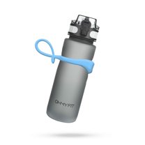 OHMY FIT Tritan Sports Water Bottle 30 oz, Magnetic Strap Fast Flow Straw, Silicone Carrier Holder Handle Accessory, 1 Click Open Sports Flip Top, Leak Proof Lid on Wide Mouth, BPA Free