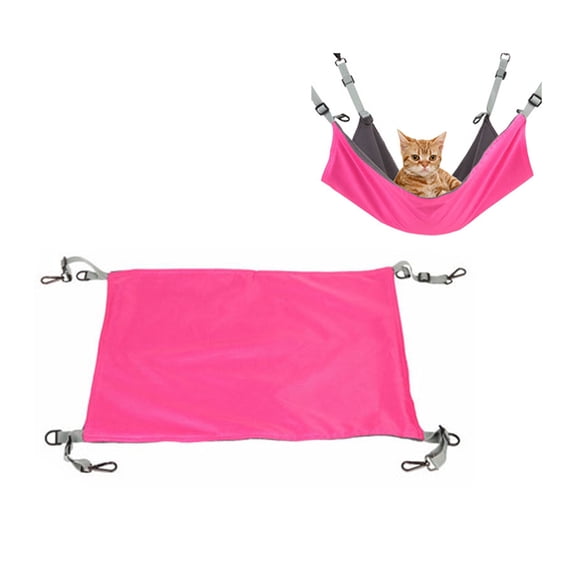 Yardwe Waterproof Rosy Cat Sleeping Mat Removable Fleece Bed Durable and Space Saving