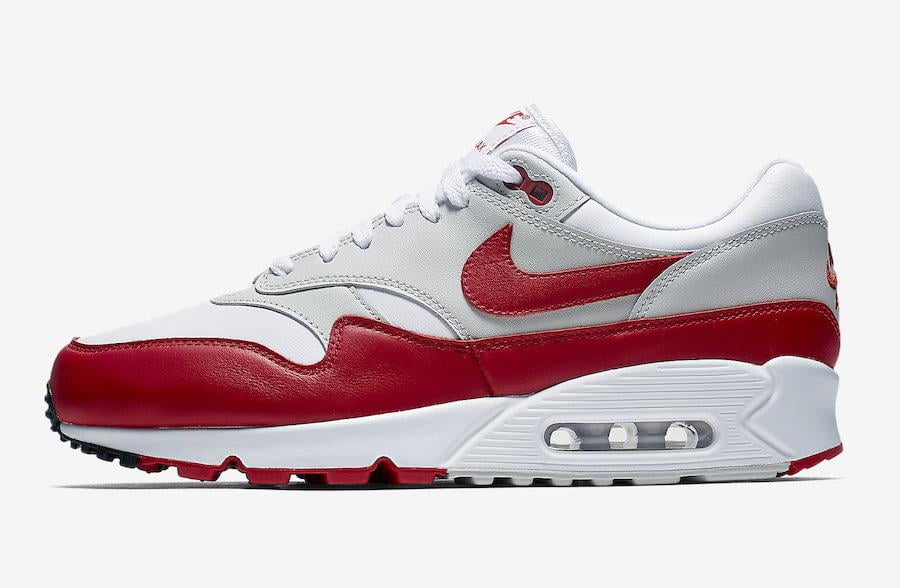 mens red and white air max