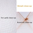 thumbnail image 3 of Monebena Hair Net Invisible Elastic Edge Mesh Hair Nets for Women Food Service Ballet Bun Sleeping Individual Packing 20”, 3 of 14