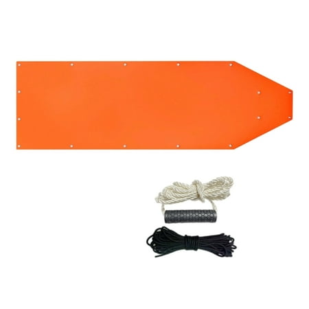 Tear Resistant Hunting Sled Multipurpose Hauler Sled Deer Dragging Sled Game Carriers Sled Ice Fishing and Hunting Sled
