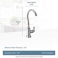 thumbnail image 1 of Moen S5510SRS Sip Traditional Cold Water Kitchen Beverage Faucet with Optional Filtration System, Spot Resist Stainless, 1 of 5