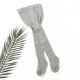 thumbnail image 6 of Nituyy Toddler Girls Knit Cotton Tights Thread Crochet Pantyhose Warm Ribbed Stockings, 6 of 7