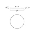 thumbnail image 2 of 57663WTWT Maxim Lighting Trim-18W 1 LED Flush Mount-9 Inches wide by 0.75 inches high-White Finish, 2 of 4