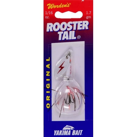UPC: 0042965566276 | Yakima Bait Worden s Original Rooster Tail Fishing Lure Bleeding Shad 1/16 oz. Size 8 206 BSHAD