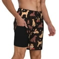 thumbnail image 6 of Rocae Labrador Retriever Dog for Men's Swim Trunks Quick Dry With Two Side Pockets and One Lined Patch PocketLarge, 6 of 9