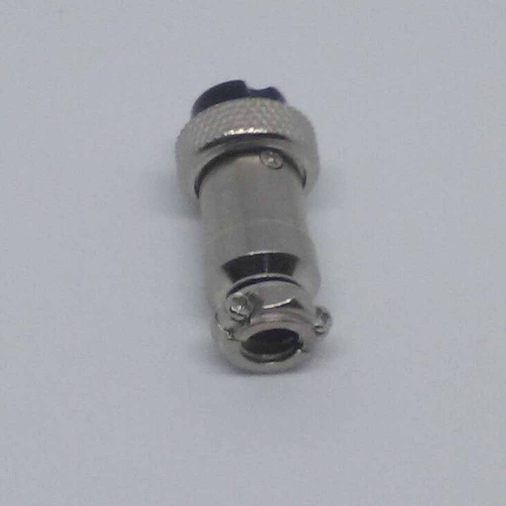 EBike/Electric Bicycle Scooter Battery Charger Plug Connector 3pin GX12 Silver