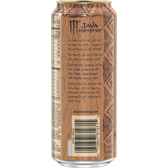 Monster Energy Java, Loca Moca, Energy + Coffee, Energy Drink, 15 Fl Oz (6 Pack)