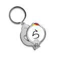 thumbnail image 1 of Japanese Hiragana Character RA Nail Clippers Sharp Fingernail Stainless Steel Cutter, 1 of 3
