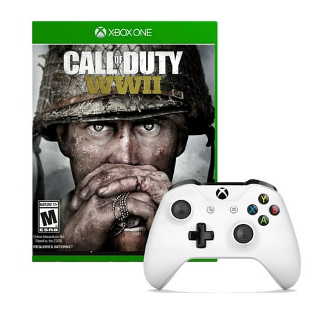 Xbox One Controller in White with COD WWII