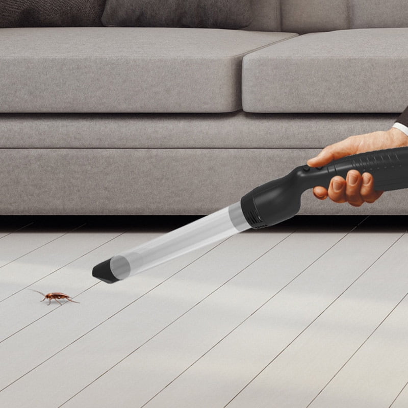 Portable Insect Sucker Vacuum LED Fly Bugs Buster Spiders Suction Trap