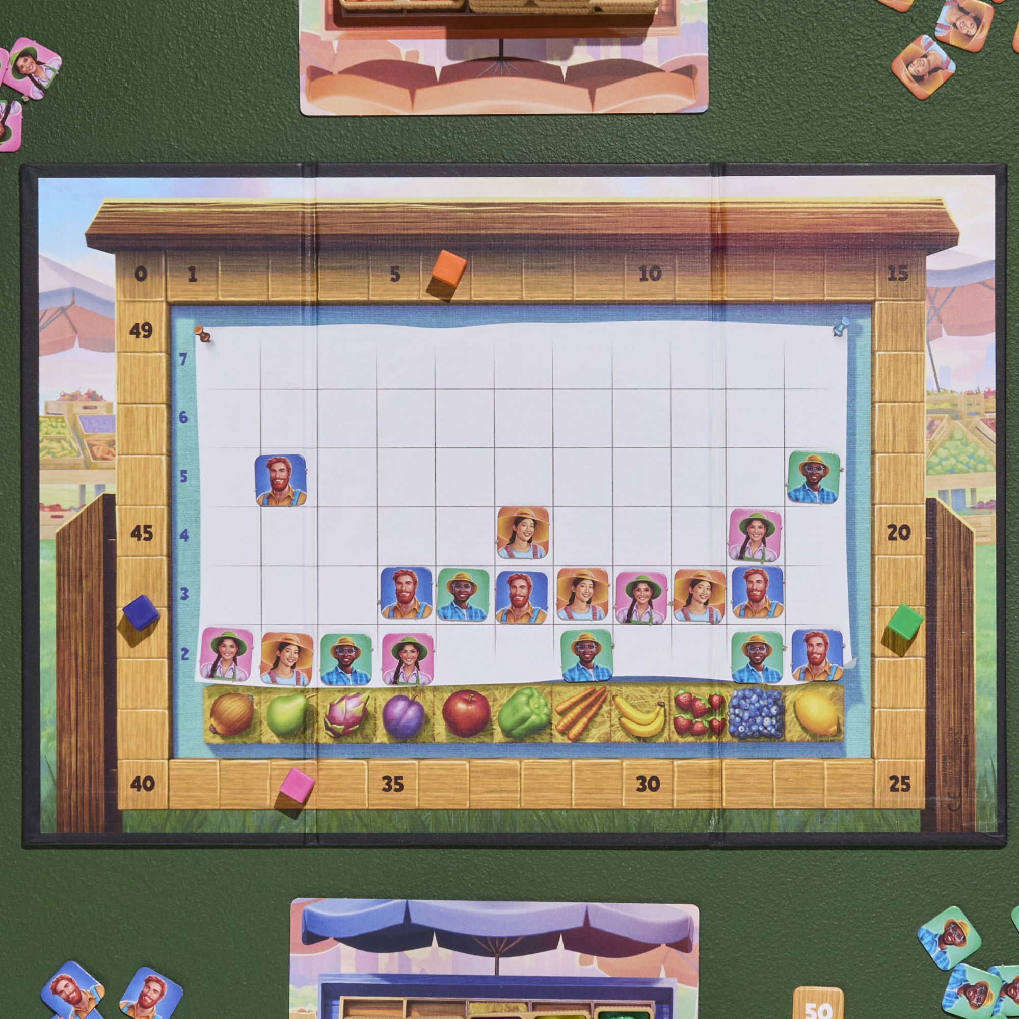 Market Fresh Board Game, Family Strategy Tile Placement Games, 45 Mins., Ages 8+