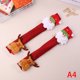 thumbnail image 1 of 1 Juego de fundas para manijas de refrigerador navideñas, protector de perilla de puerta de refrigerador de cocina y microondas, decoraciones navideñas para el hogar, 1 of 6