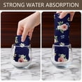 thumbnail image 6 of 2 Pcs Pioneer Flower Floral Print Pattern Kitchen Towels, Funny Microfiber Dish Towel Set, 18" X 26" Tea Towels, 6 of 6
