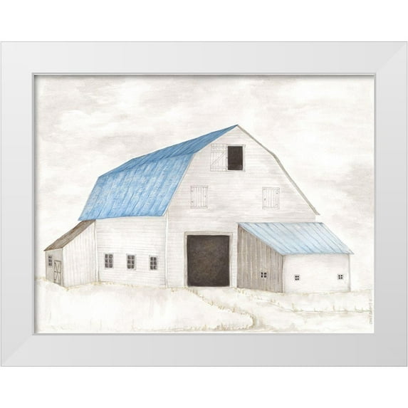 Shamp, Cindy 18x15 White Modern Wood Framed Museum Art Print Titled - Barn III