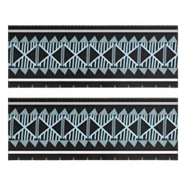 Kitchen Rugs Sets Of 2,Boho Multicolor Geometric Ethnic Pattern Anti Fatigue Kitchen Mat Rugs Non Slip Washable,Decorative Kitchen Floor Mats for Kitchen,Sink,Laundry,17"X47"