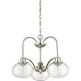 thumbnail image 3 of Chandelier 3 Light Steel-Brushed Nickel Finish Bailey Street Home 71-Bel-2242941, 3 of 6