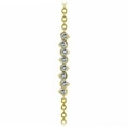 thumbnail image 2 of Galaxy Gold 1.55 Carat 14k Solid Gold Bracelet Natural Aquamarine, 2 of 3