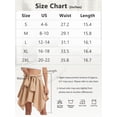 thumbnail image 6 of Airmenty Summer Skirts for Women Casual High Waist Skirt Flowy Beach Skirt Asymmetrical Skirt Elastic Waist with Tie S-2XL, 6 of 7