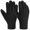 Black, variant on Winter Thermal Mittens Double Layer Thick Lined Outdoor Sports Skiing Touchscreen Compatible Inner Liner Black XL