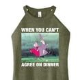 thumbnail image 3 of Disney - The Sword And The Stone - Merlyn & Mim Can't Agree on Dinner - Juniors High Neck Tank Top, 3 of 5