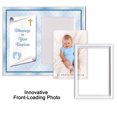 thumbnail image 2 of Baby Boy Christening Gift, Gift-Boxed Picture Frame Set, Tabletop, Holds a 3.5 x 5 Photo, Numbers 6:24-26 Verse, 2 of 6