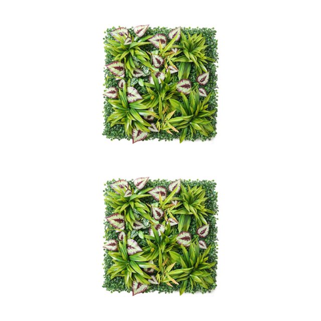 Bewildely Colgante de pared de plantas artificiales, flor de simulación, accesorios para el hogar, suministros de boda, tipo decorativo 5 tipo 5 2Conjunto