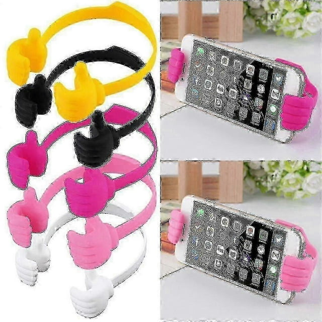 Thumbs Up Mobile Cell Phone Holder Movie Watching Lazy Bed Desktop Mount Stand