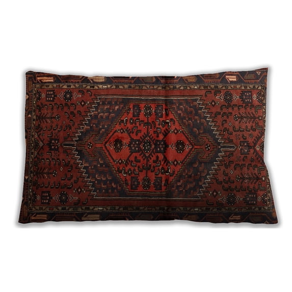 Ahgly Company Outdoor Rectangular Traditional Lumbar Throw Pillow, 13 inch by 19 inch