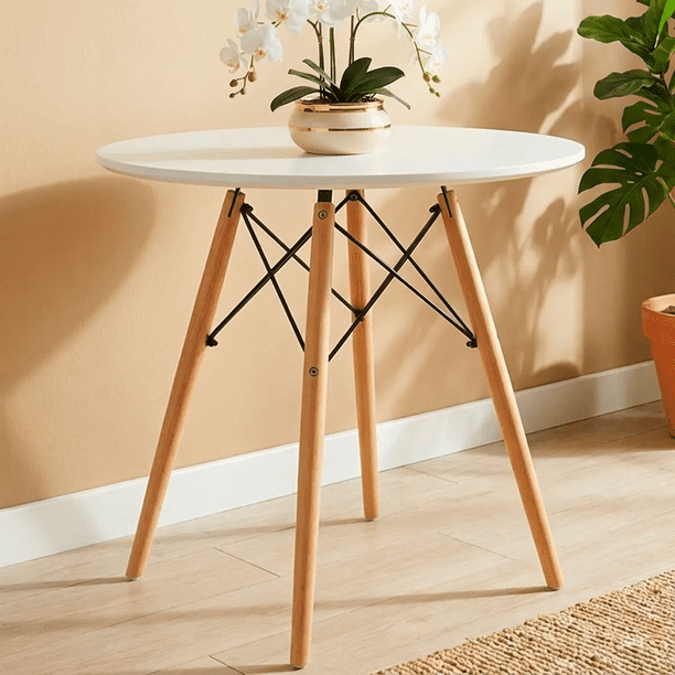 Mesa Comedor, Desayunador Redonda Minimalista 60cm