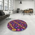 thumbnail image 3 of Ahgly Company Indoor Rectangle Patterned Dark Almond Brown Abstract Area Rugs, 2' x 3', 3 of 6