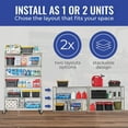 thumbnail image 6 of SafeRacks 6 Tiered Storage Shelves with Steel Wire Shelving Unit, Silver, 6 of 7