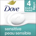 thumbnail image 2 of Dove Pain de Beauté Peau Sensible Plus Hydratant Que le Savon en Barre (4 Pains), 2 of 7