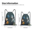 thumbnail image 4 of Bolsa con cordón clásica de Rick y Morty, plegable, para deportes, fitness, unisex, bolsa de viaje para deportes de playa, pequeña, 4 of 8