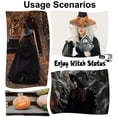 thumbnail image 5 of Accesorios decorativos de Halloween, sombrero de bruja de tela Oxford, sombrero para niños y adultos, tocado, 2 uds., 5 of 5