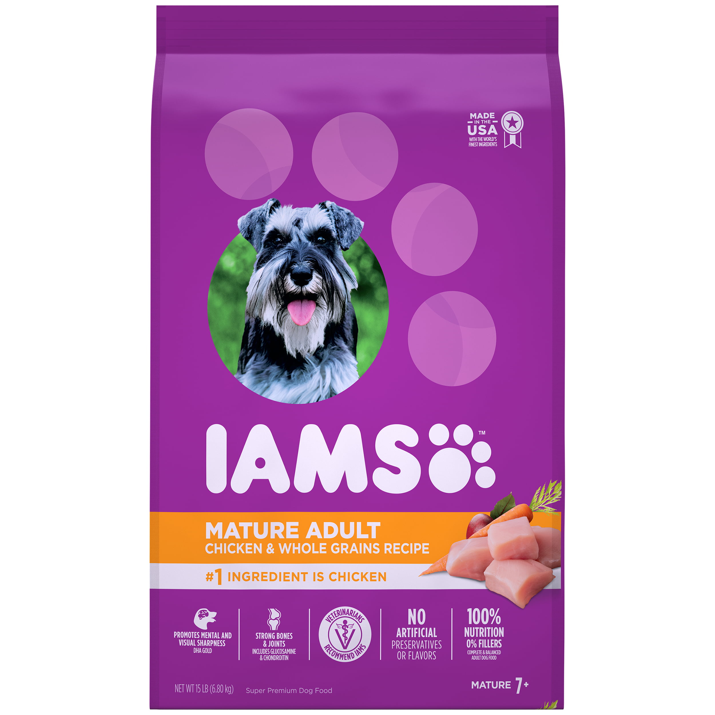 IAMS PROACTIVE HEALTH Mature Adult Dry Dog Food Chicken