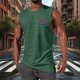 thumbnail image 3 of Pullover de Moda Casual para Hombres Cuello Redondo sin Mangas Suelto Primavera Y Verano, 3 of 5