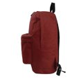 thumbnail image 3 of K-Cliffs Classic Backpack 18" Simple Student School Bookbag Basic Travel Daypack with Curved Shoulder Straps Maroon, 3 of 4