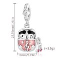 thumbnail image 4 of 925 Sterling Silver Earphone Music Dangle Charm For Bracelets & Bangle Pendant Jewelry, 4 of 5