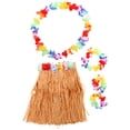 thumbnail image 1 of KAKOWELY 1 juego de suministros para fiesta hawaiana, guirnalda de flores de simulación, falda de hierba para fiesta Luau, 1 of 5