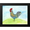 thumbnail image 2 of Blixt, Ingrid 24x19 Black Modern Framed Museum Art Print Titled - Meadow Rooster, 2 of 5